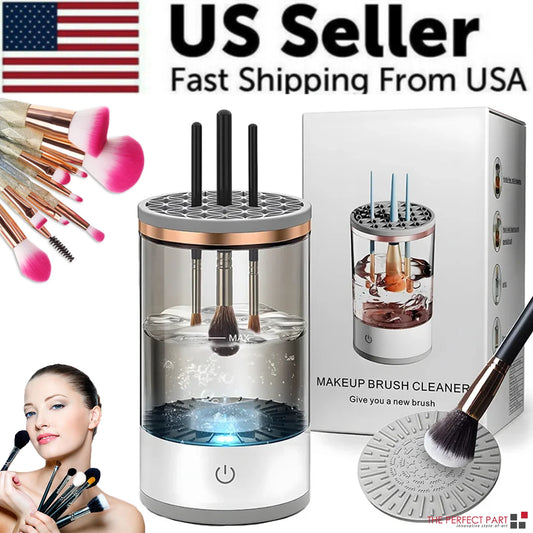 Automatic Brush Cleaner Electric Makeup Brush Cleaning Machine Fast Clean Dryer